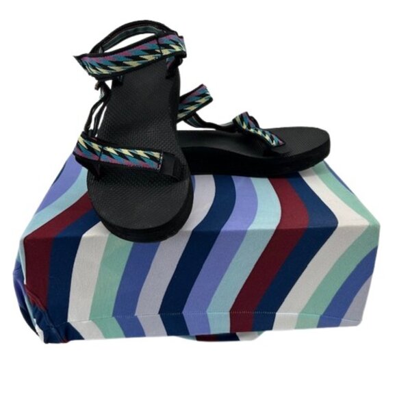 Teva Women's Bounce Midform Universal Sandal 1090969 Pink Blue Yellow Black - Picture 1 of 6
